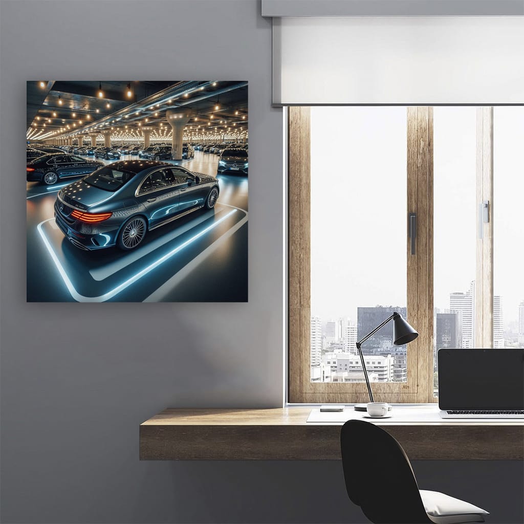 Mercedesbenz Eclass New Parking Wall Art