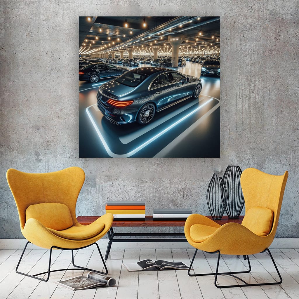 Mercedesbenz Eclass New Parking Wall Art