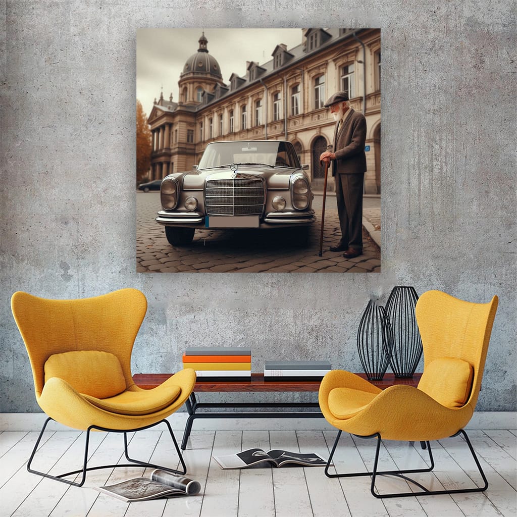 Mercedesbenz Eclass Old F Wall Art