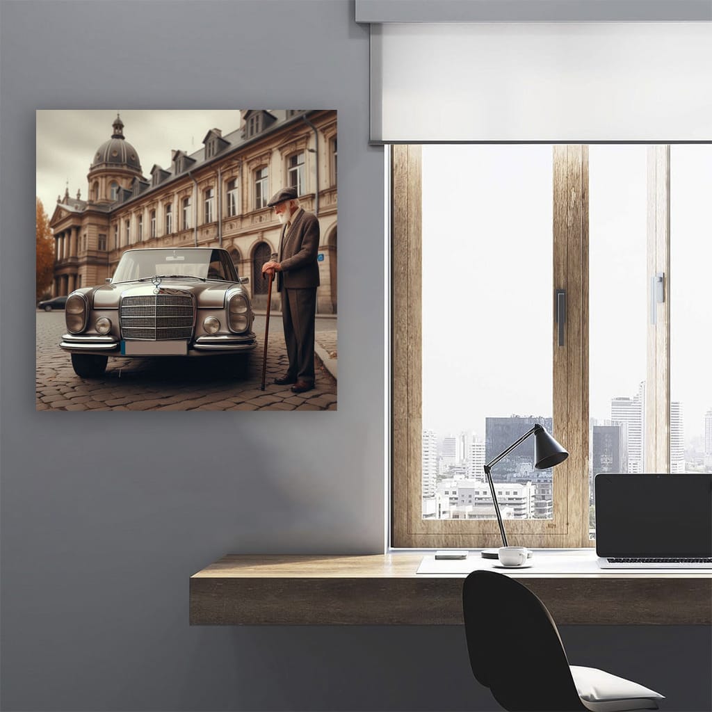 Mercedesbenz Eclass Old F Wall Art