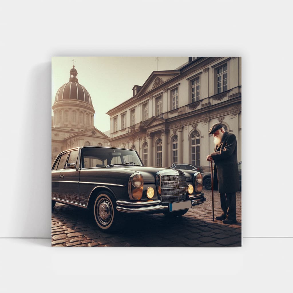 Mercedesbenz Eclass Old Fog Wall Art