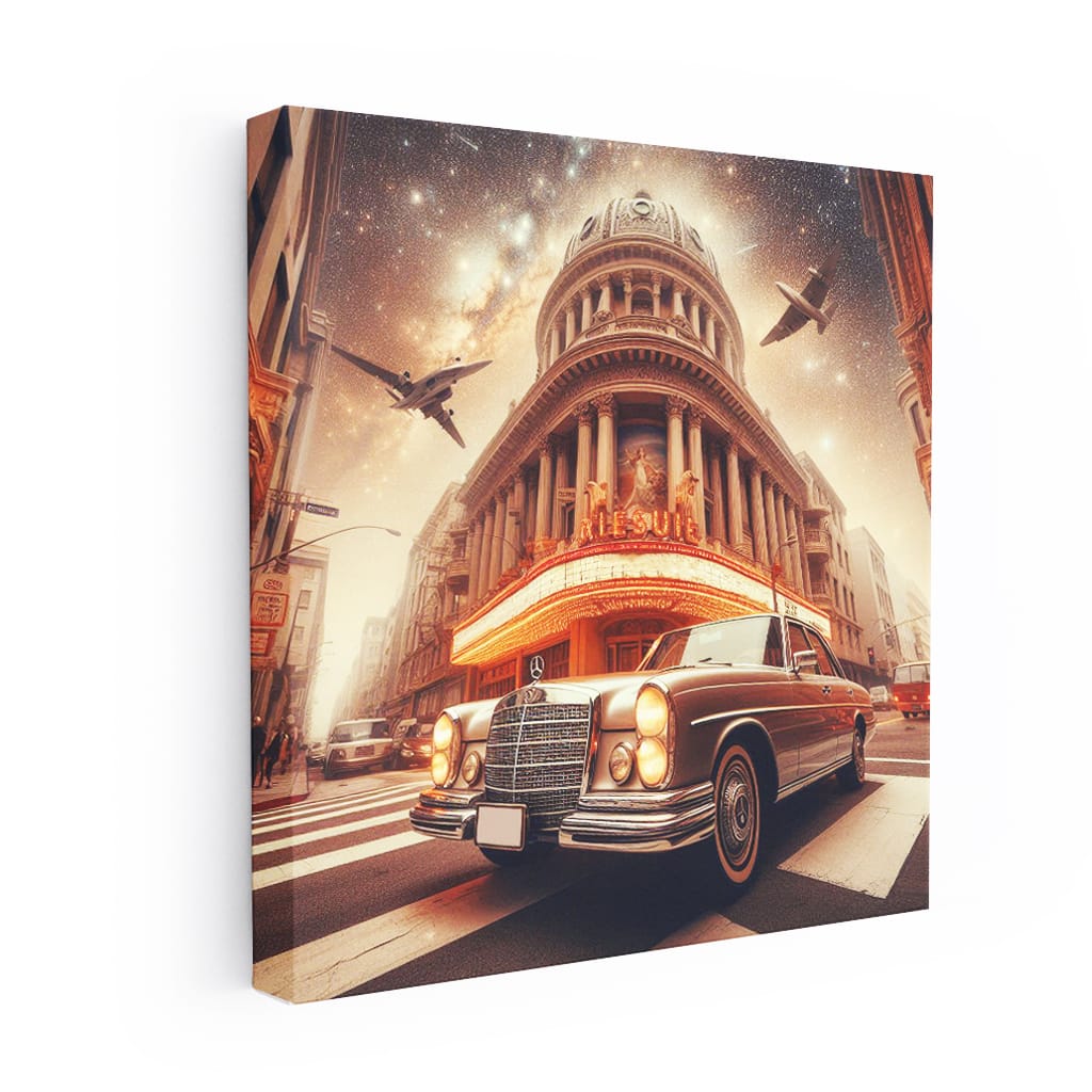 Mercedesbenz Eclass Old Los Angel Wall Art