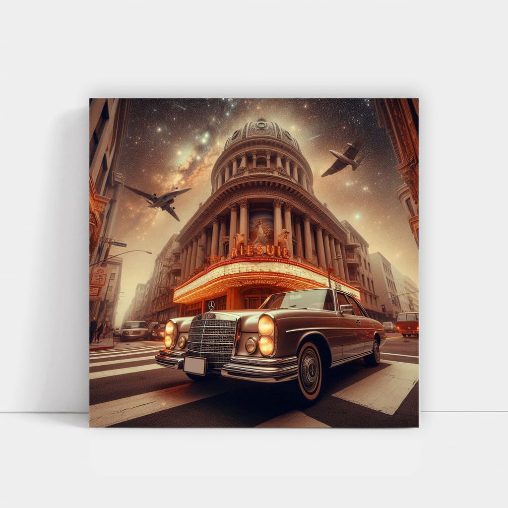 Mercedesbenz Eclass Old Los Angel Wall Art