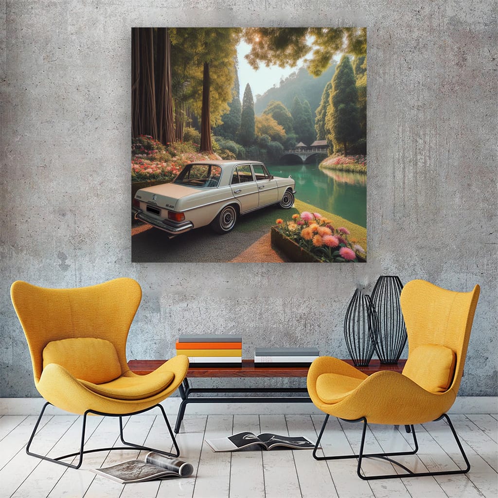 Mercedesbenz Eclass Old Riv Wall Art