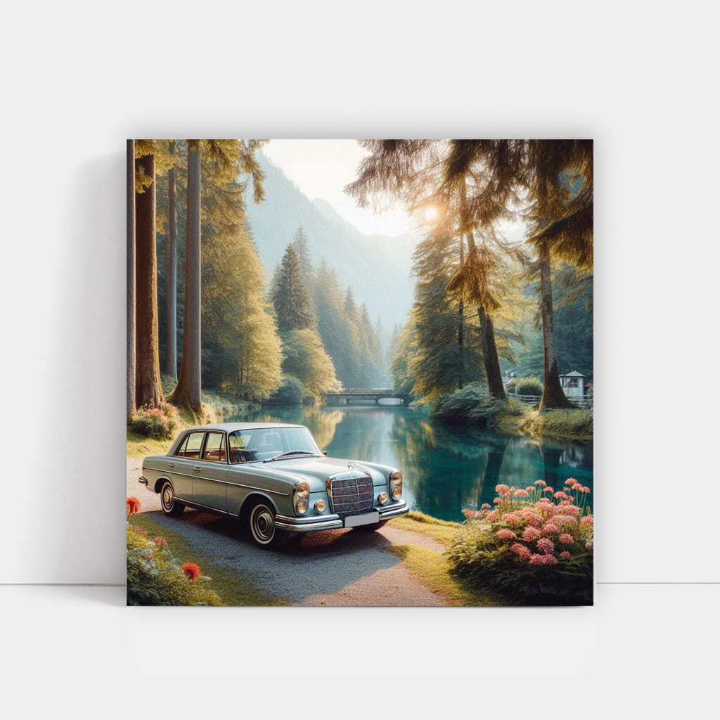 Mercedesbenz Eclass Old River Wall Art