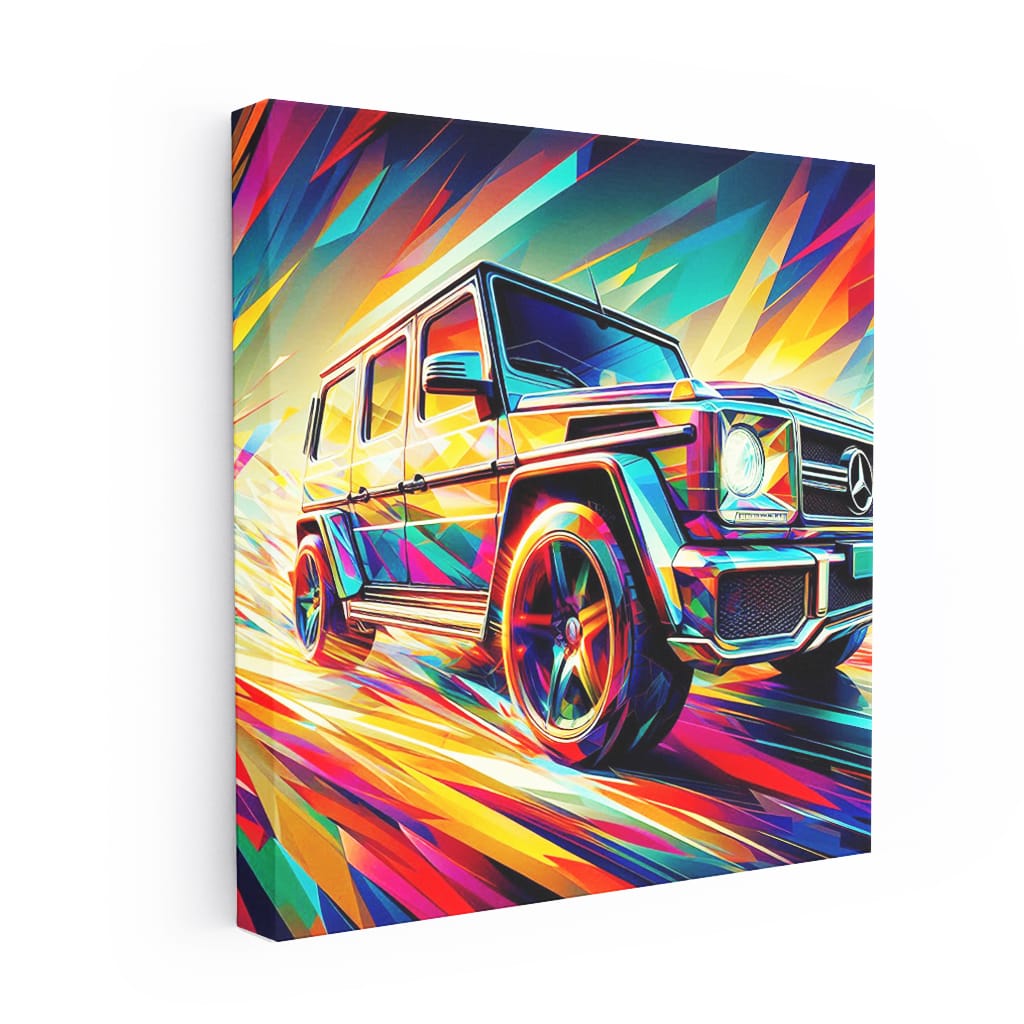 Mercedesbenz Gclass Absctra Wall Art