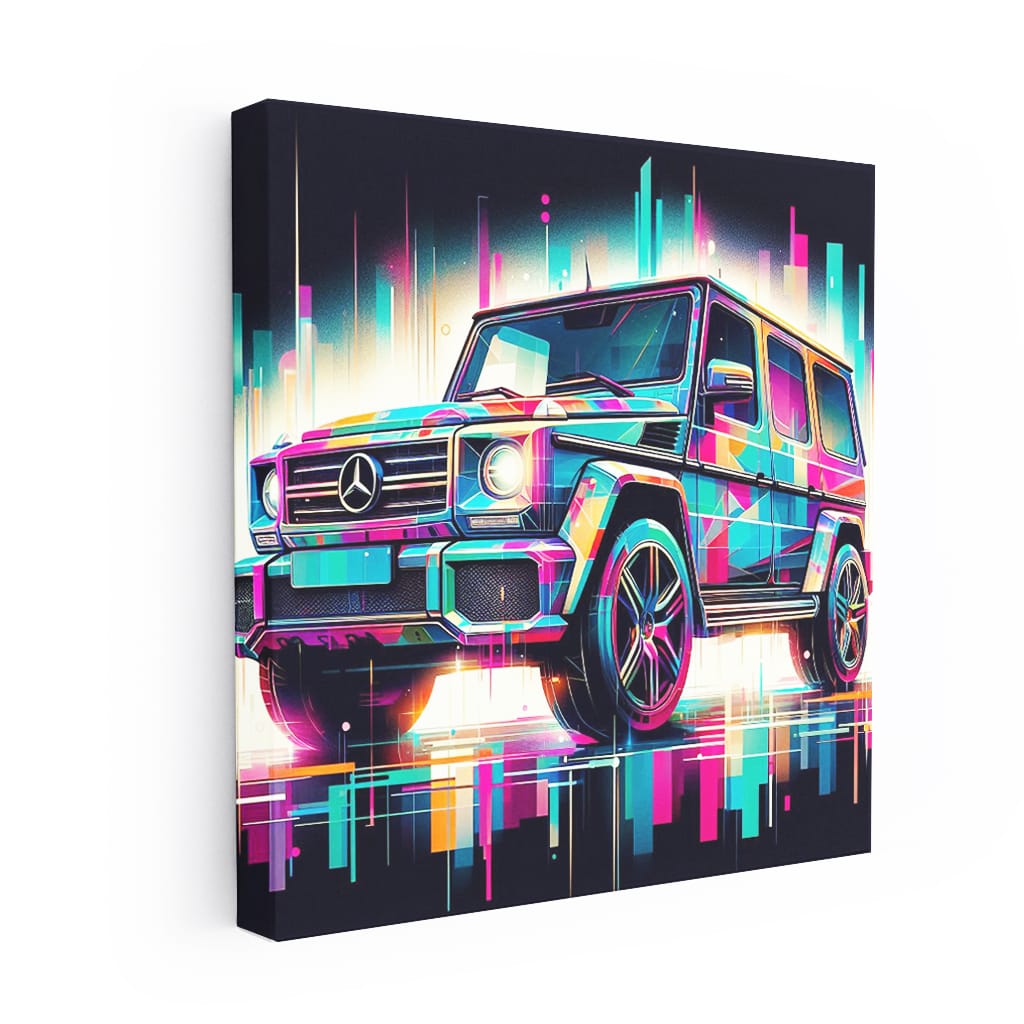 Mercedesbenz Gclass Absctract Wall Art