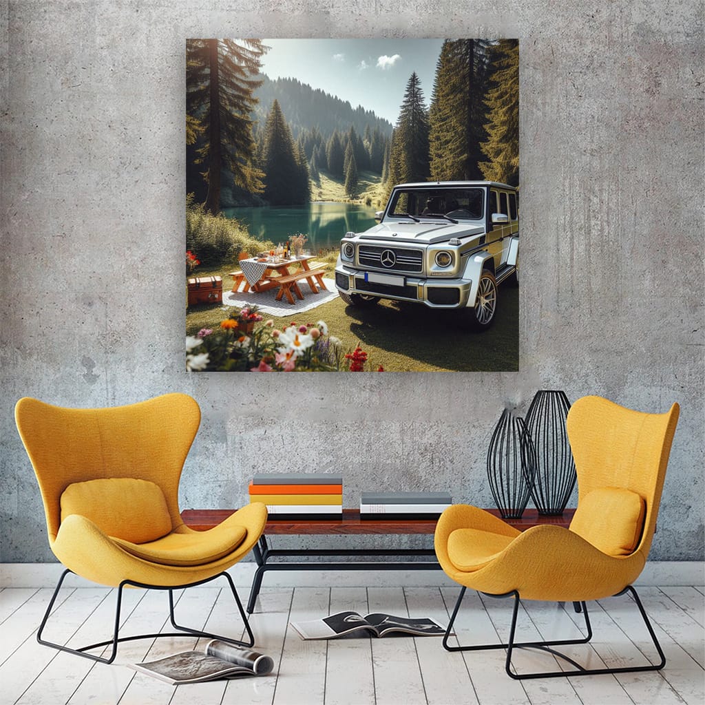 Mercedesbenz Gclass La Wall Art