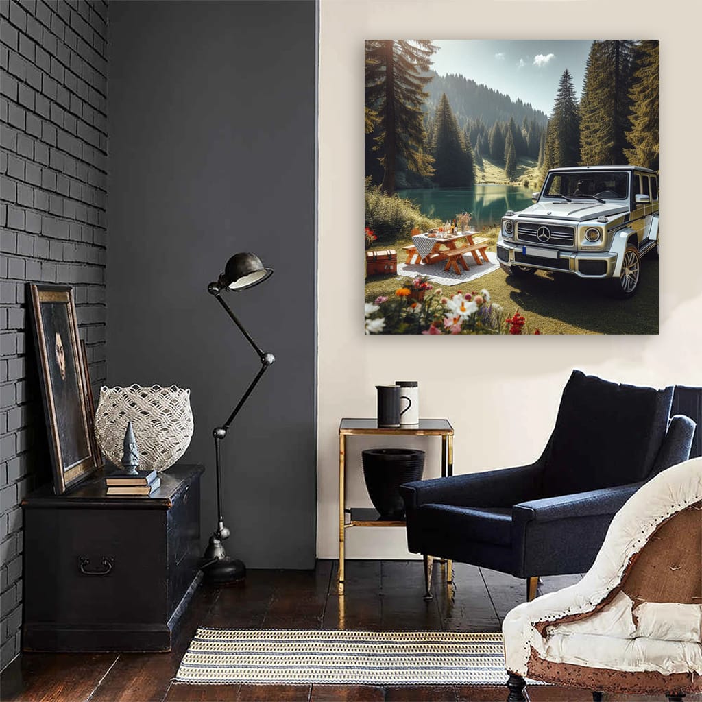 Mercedesbenz Gclass La Wall Art