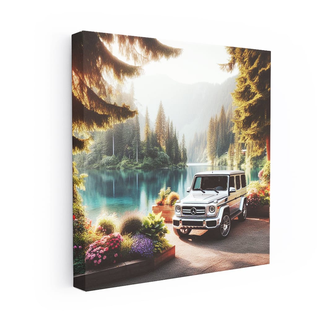 Mercedesbenz Gclass Lake Wall Art