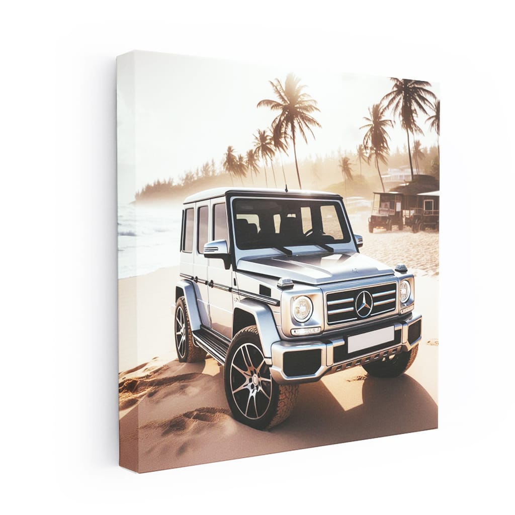 Mercedesbenz Gclass On Bea Wall Art