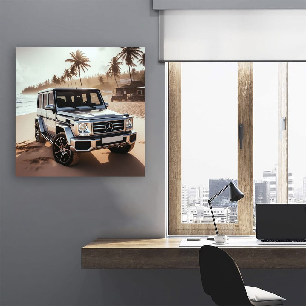 Mercedesbenz Gclass On Bea Wall Art