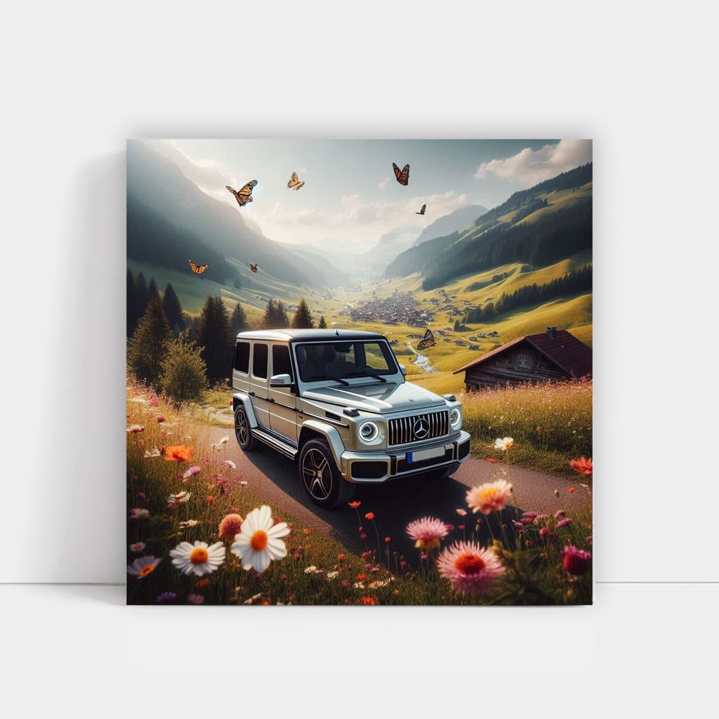 Mercedesbenz Gclass Valley Wall Art