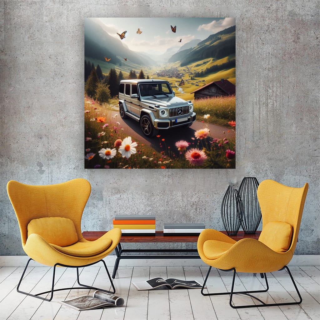 Mercedesbenz Gclass Valley Wall Art