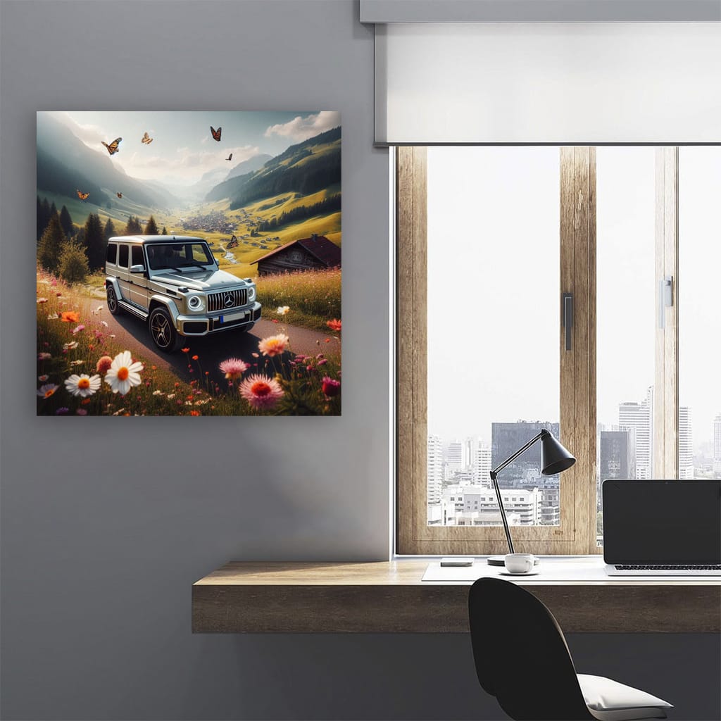 Mercedesbenz Gclass Valley Wall Art