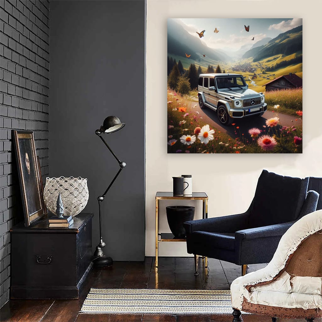 Mercedesbenz Gclass Valley Wall Art