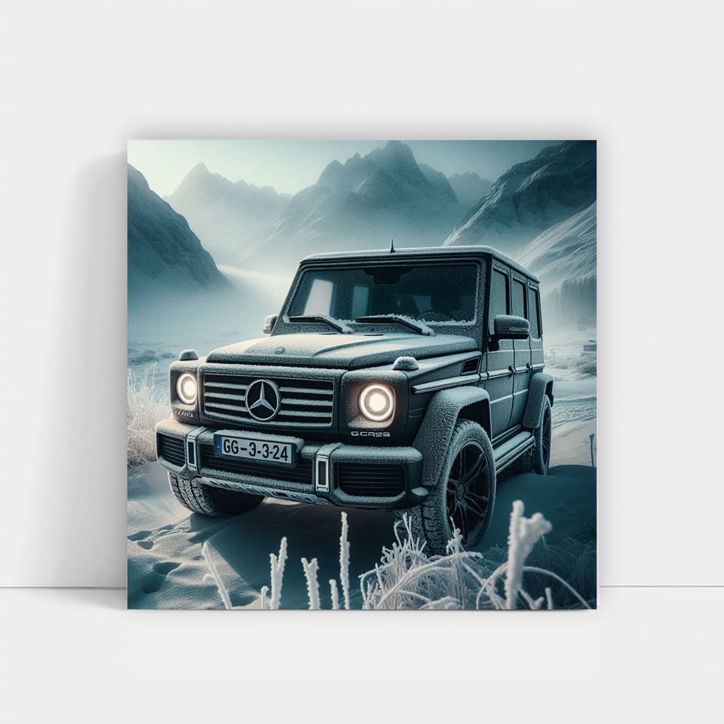 Rugged Mercedes-Benz G-Class in Winter Wonderland