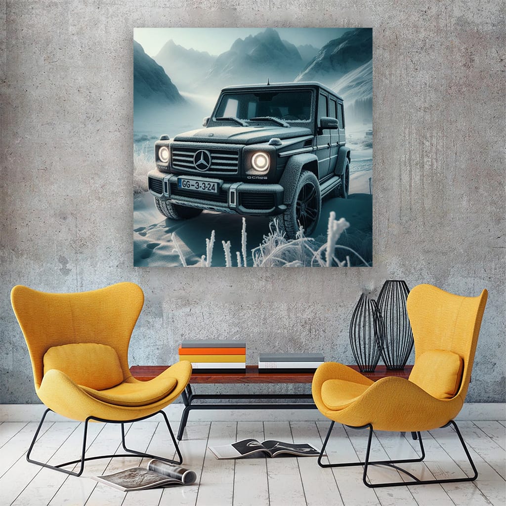 Mercedesbenz Gclass Wint Wall Art