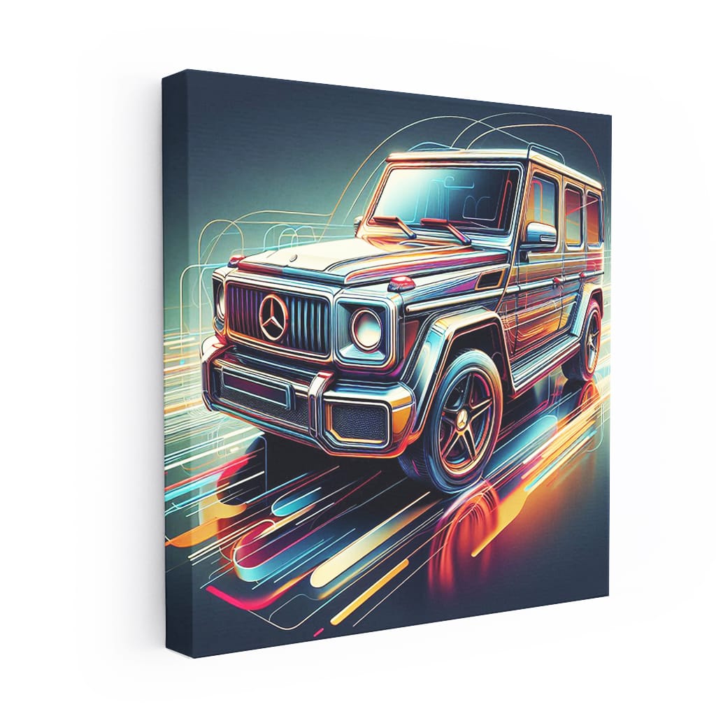 Mercedesbenz G Wagon Absctract Wall Art