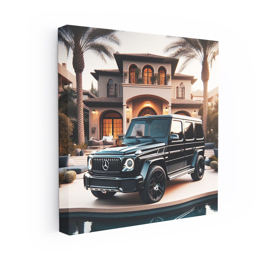 Mercedesbenz G Wagon Bla Wall Art