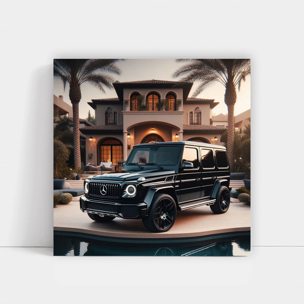 Mercedesbenz G Wagon Bla Wall Art