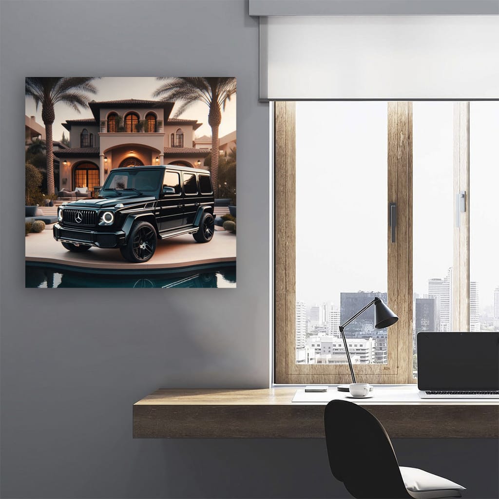 Mercedesbenz G Wagon Bla Wall Art