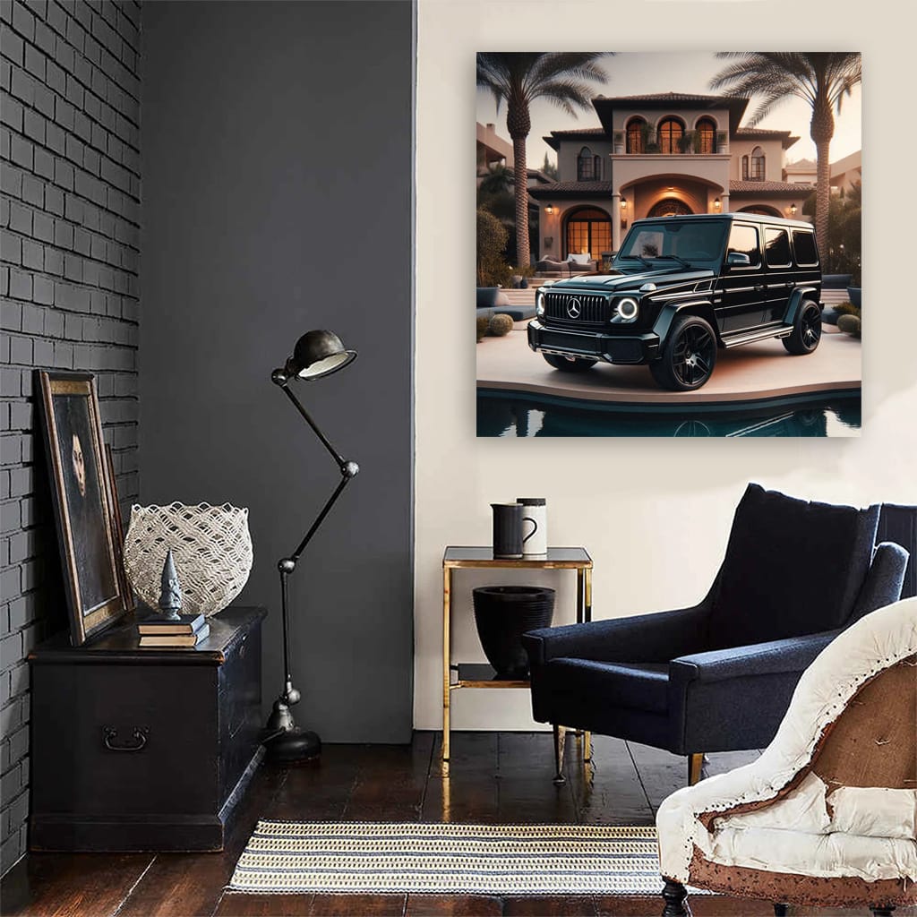 Mercedesbenz G Wagon Bla Wall Art