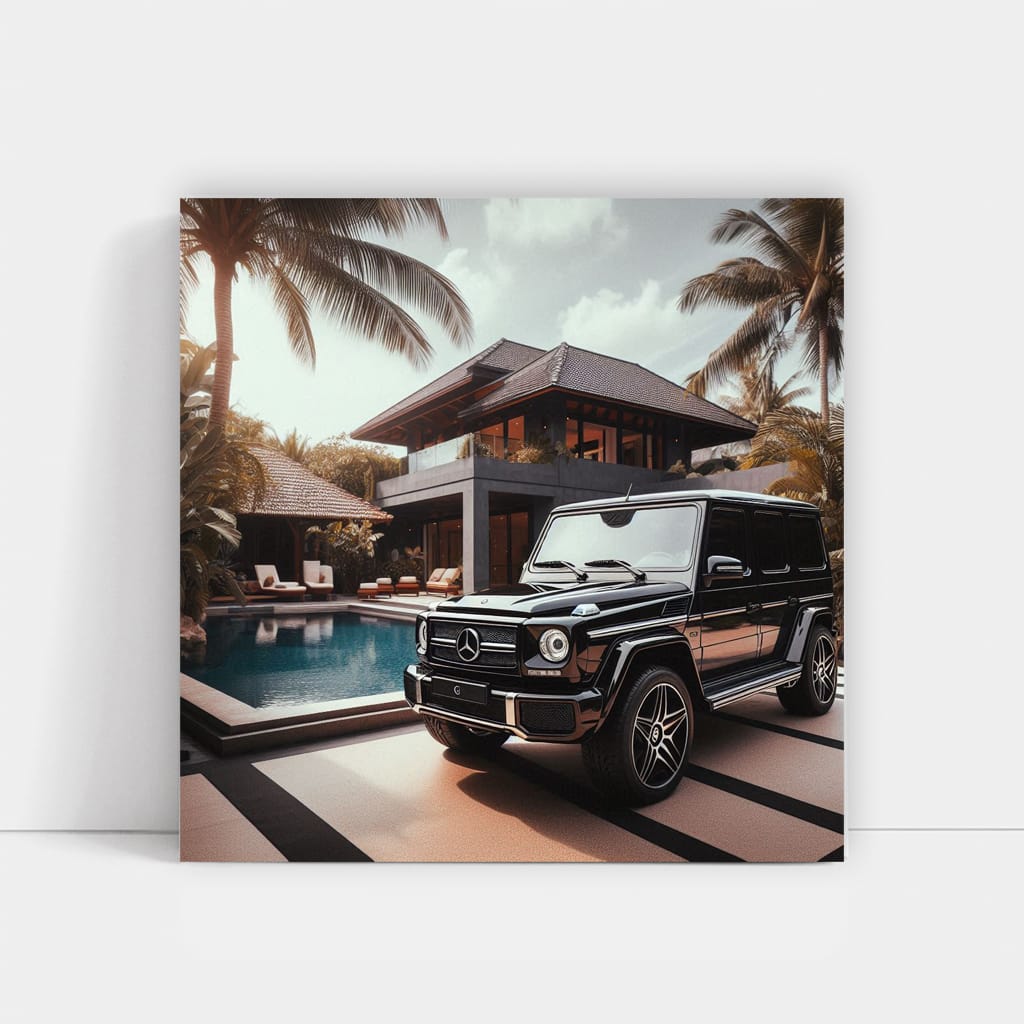 Mercedesbenz G Wagon Black Wall Art