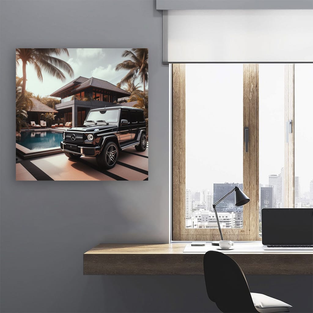 Mercedesbenz G Wagon Black Wall Art