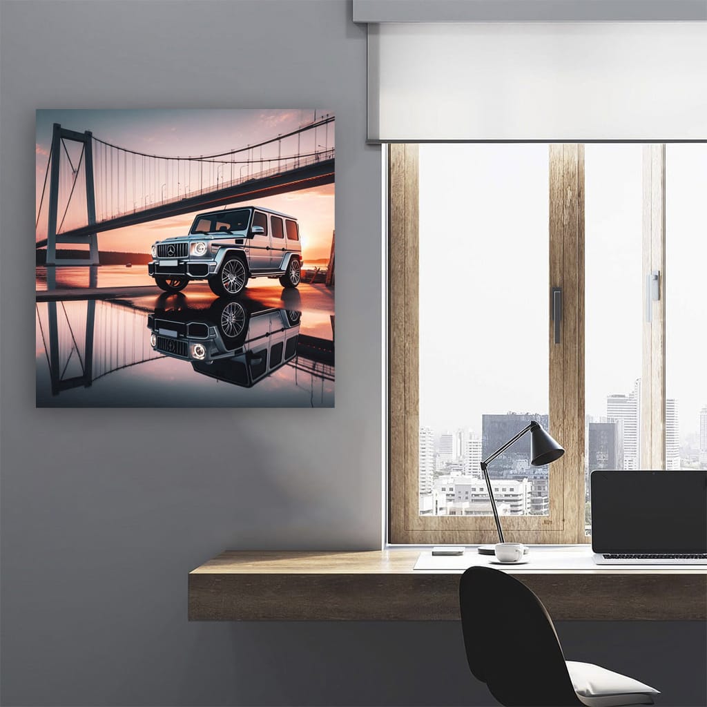 Mercedesbenz G Wagon Bridge Wall Art