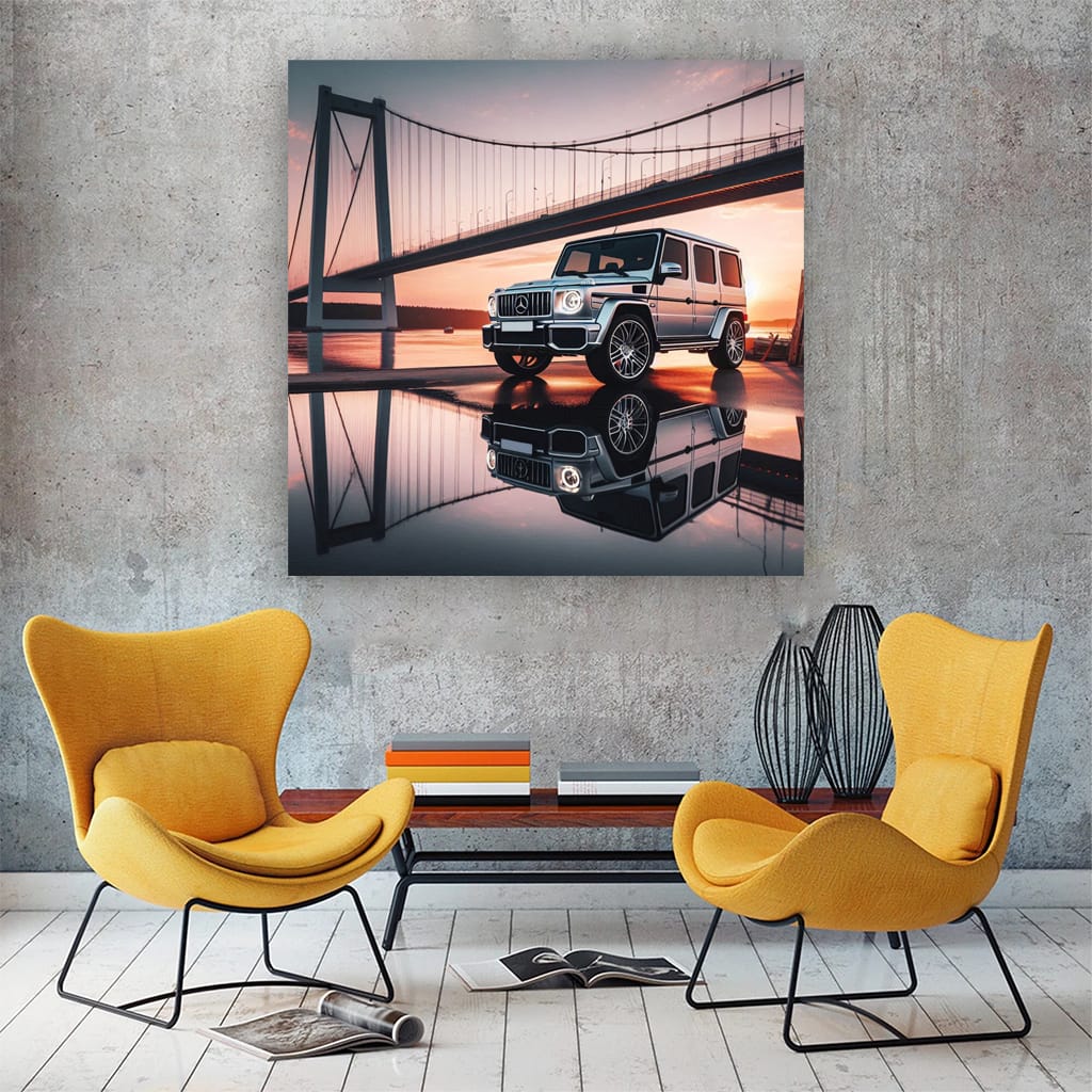 Mercedesbenz G Wagon Bridge Wall Art