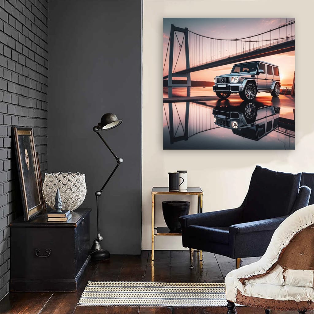 Mercedesbenz G Wagon Bridge Wall Art