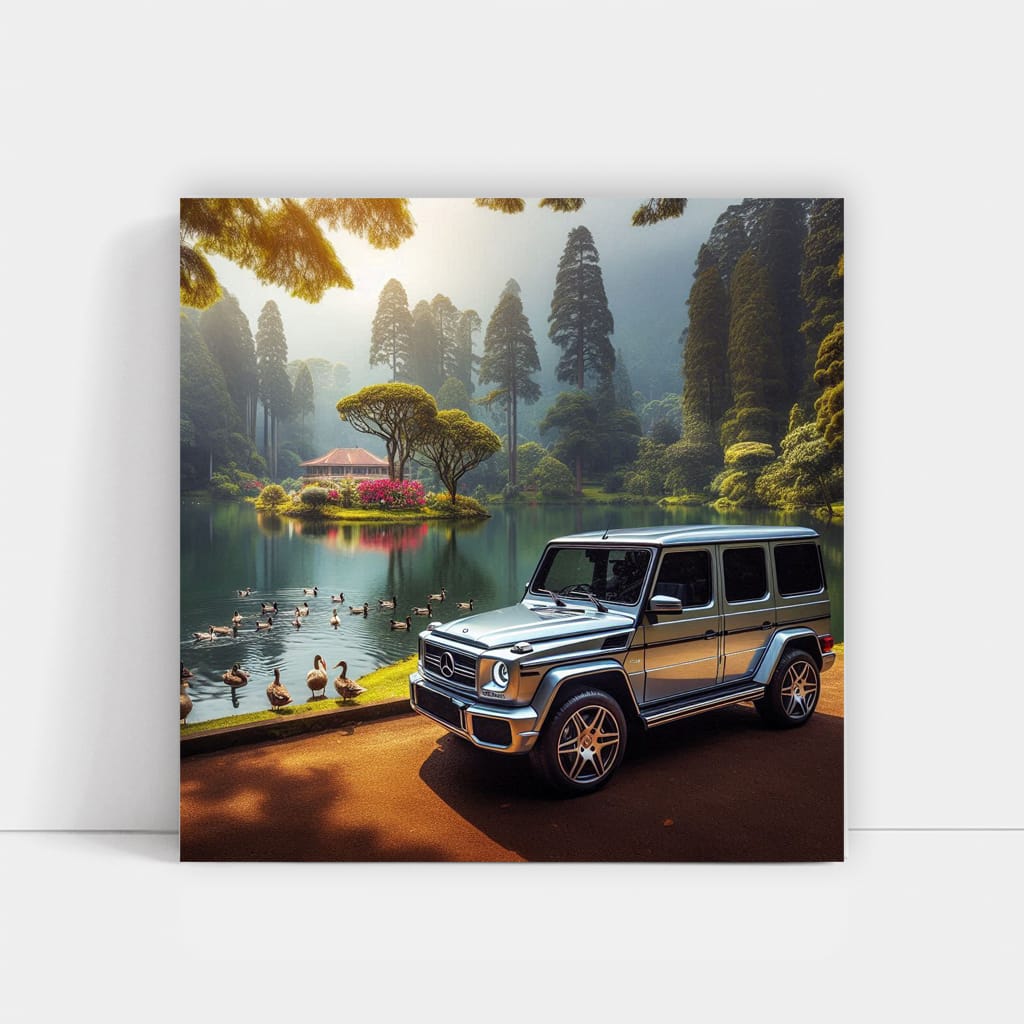 Mercedes-Benz G Wagon by Lake: Rugged Elegance