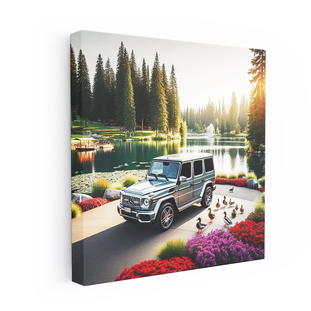 Mercedesbenz G Wagon Lake Wall Art