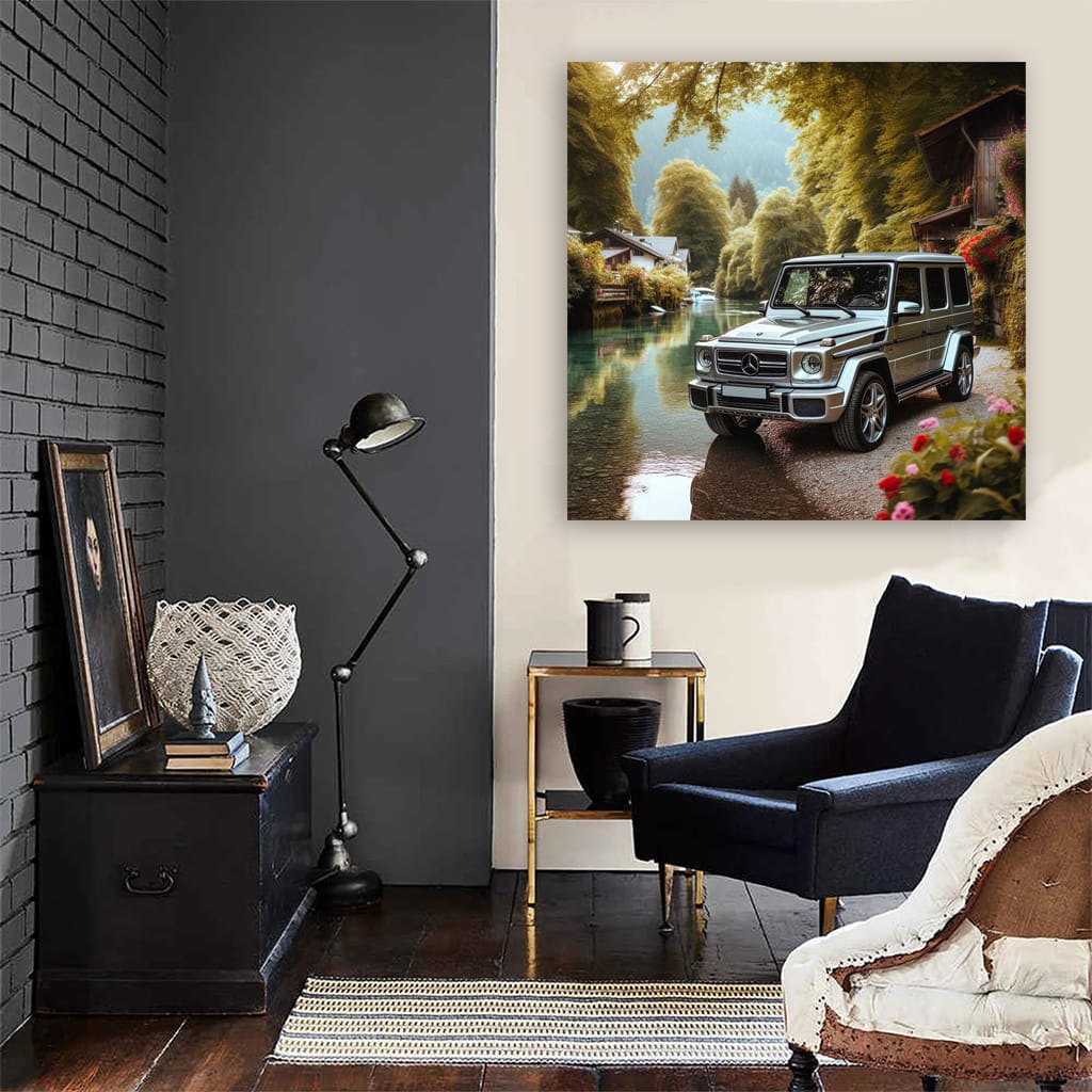 Mercedesbenz G Wagon Riv Wall Art