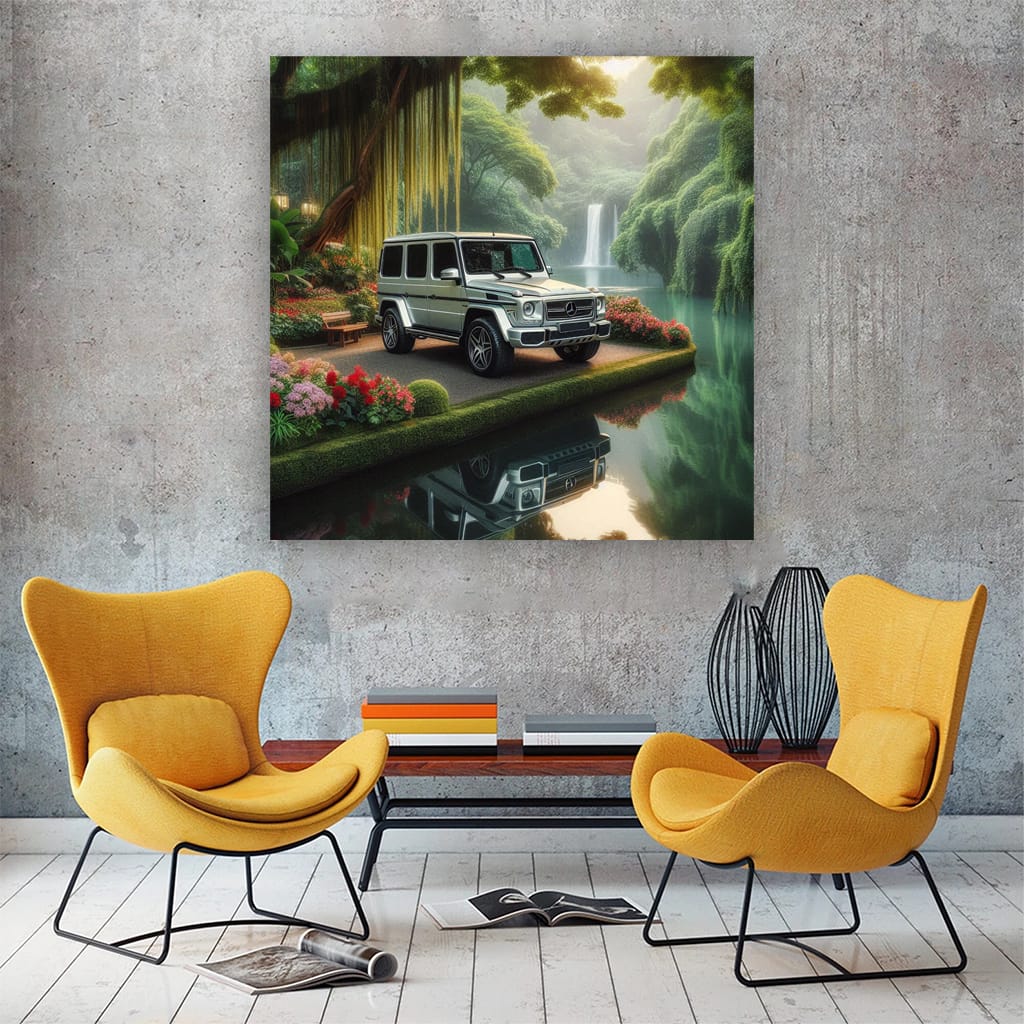 Mercedesbenz G Wagon River Wall Art