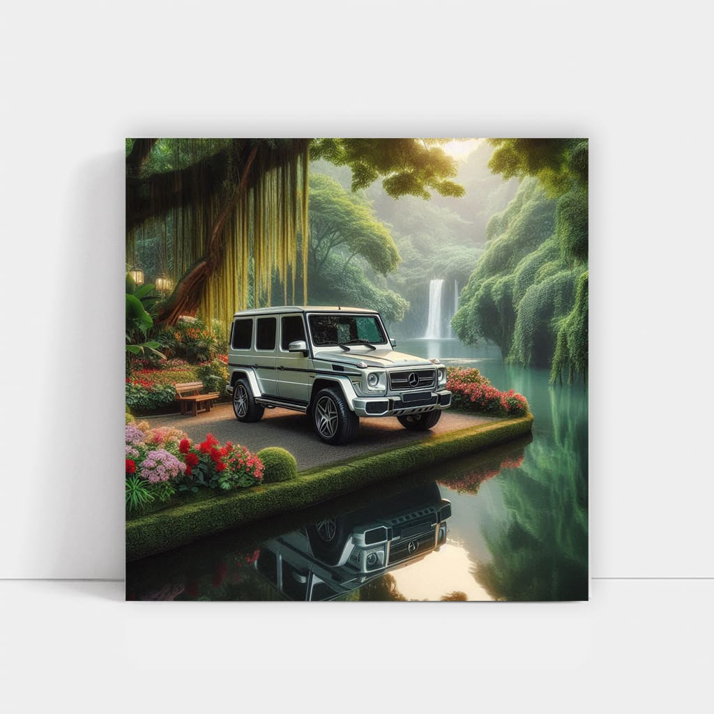 Mercedesbenz G Wagon River Wall Art