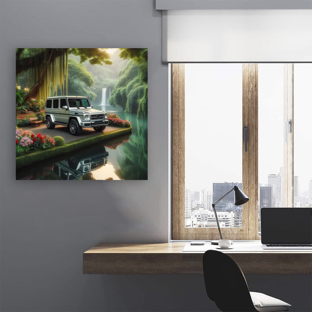 Mercedesbenz G Wagon River Wall Art