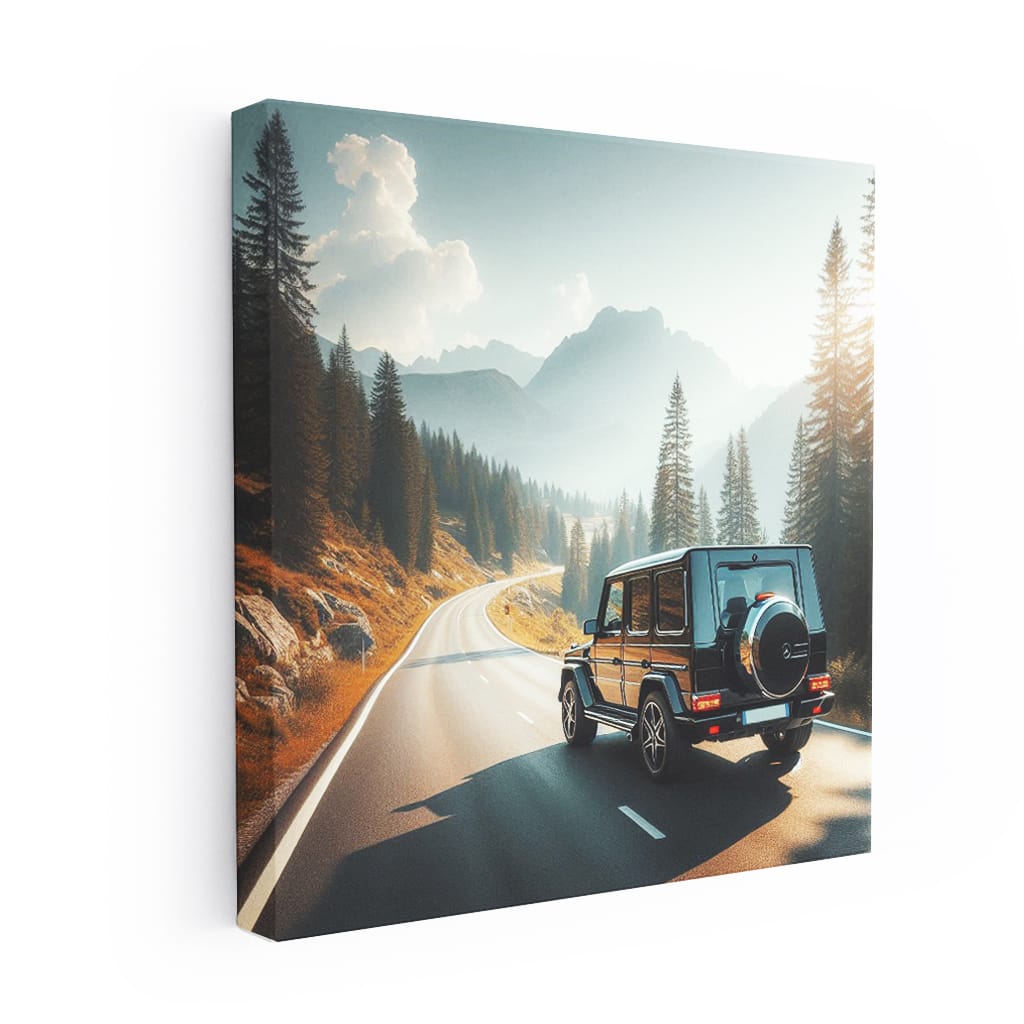 Mercedesbenz G Wagon Road Wall Art