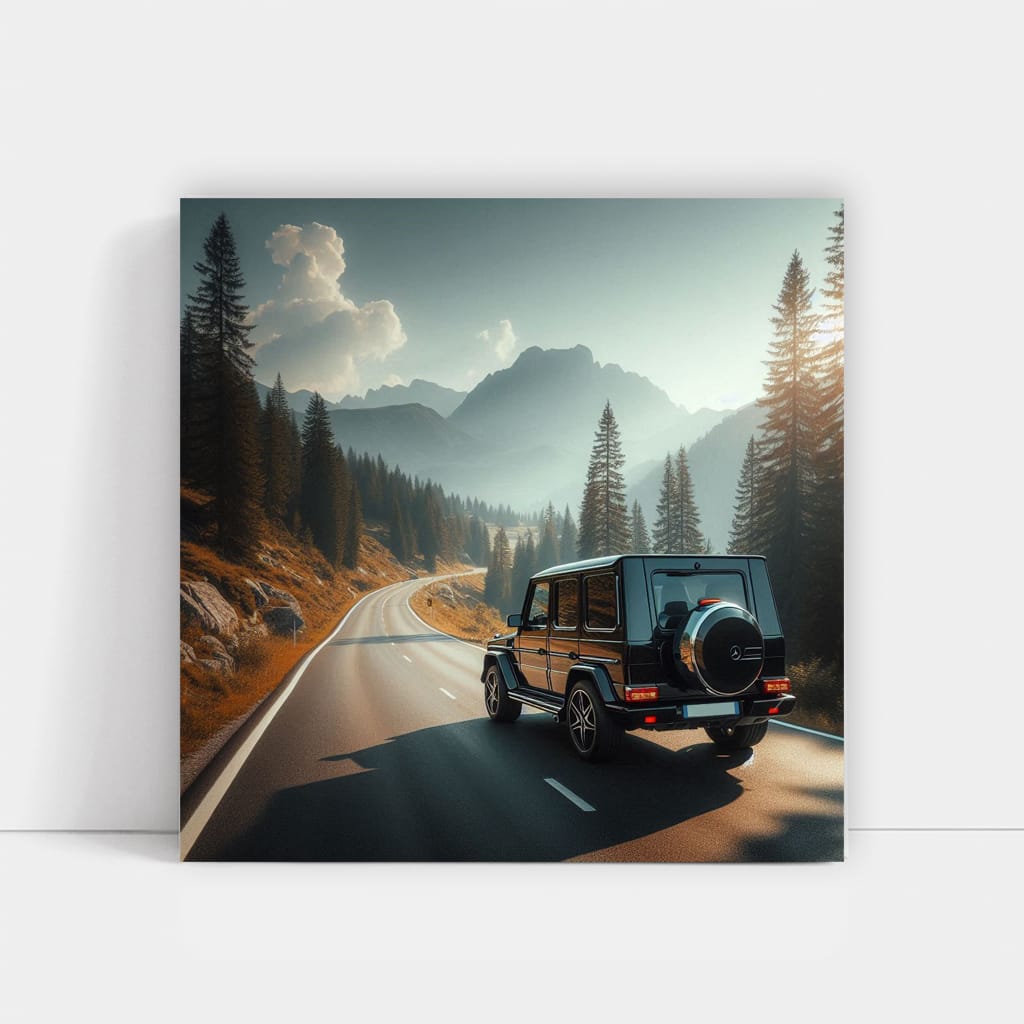 Mercedesbenz G Wagon Road Wall Art