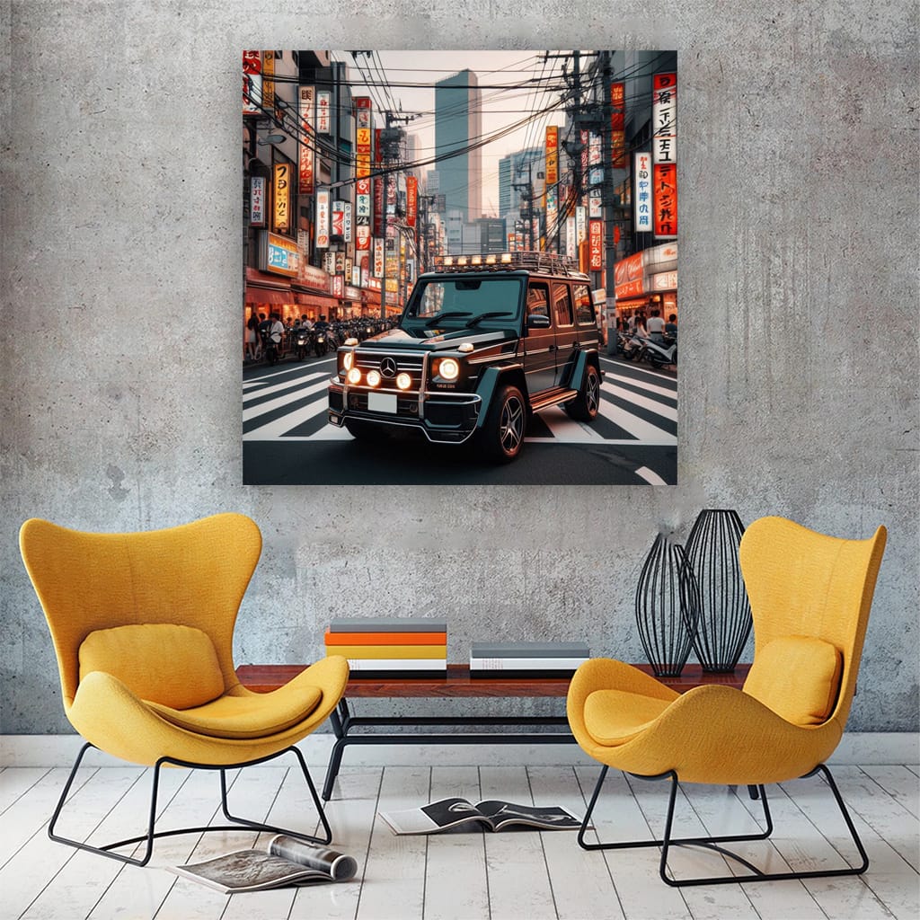 Mercedesbenz G Wagon Tokyo Japan Wall Art