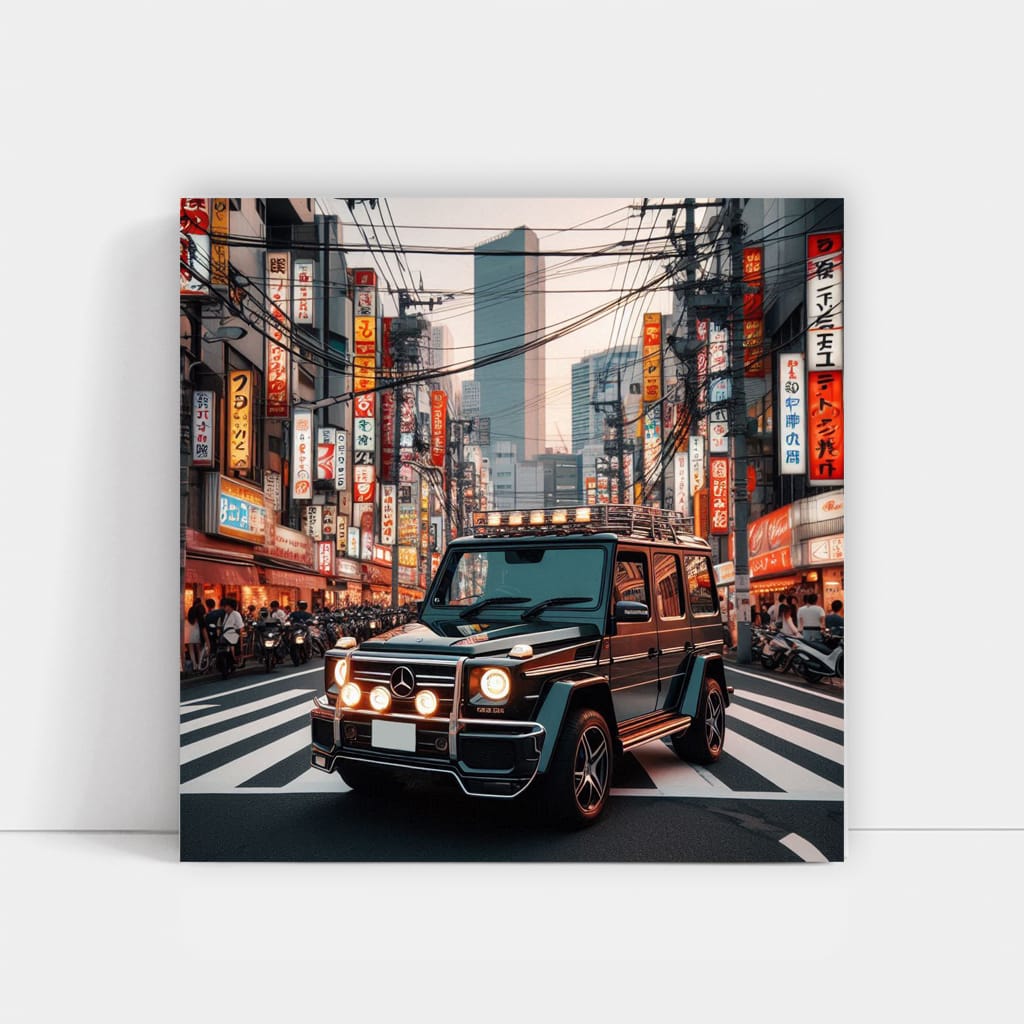 Mercedesbenz G Wagon Tokyo Japan Wall Art