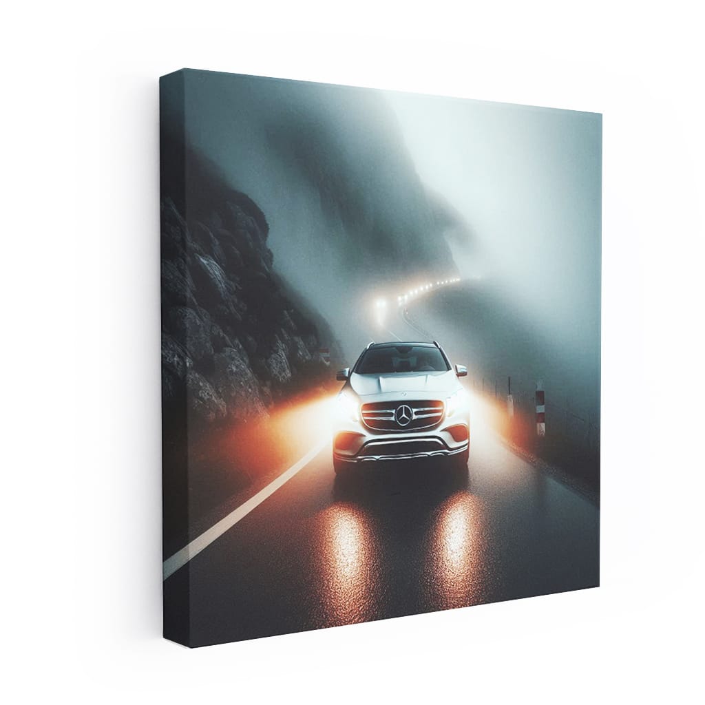 Mercedesbenz Gla Fog Wall Art