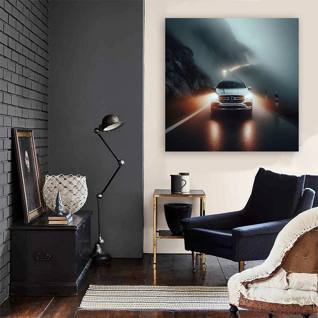 Mercedesbenz Gla Fog Wall Art