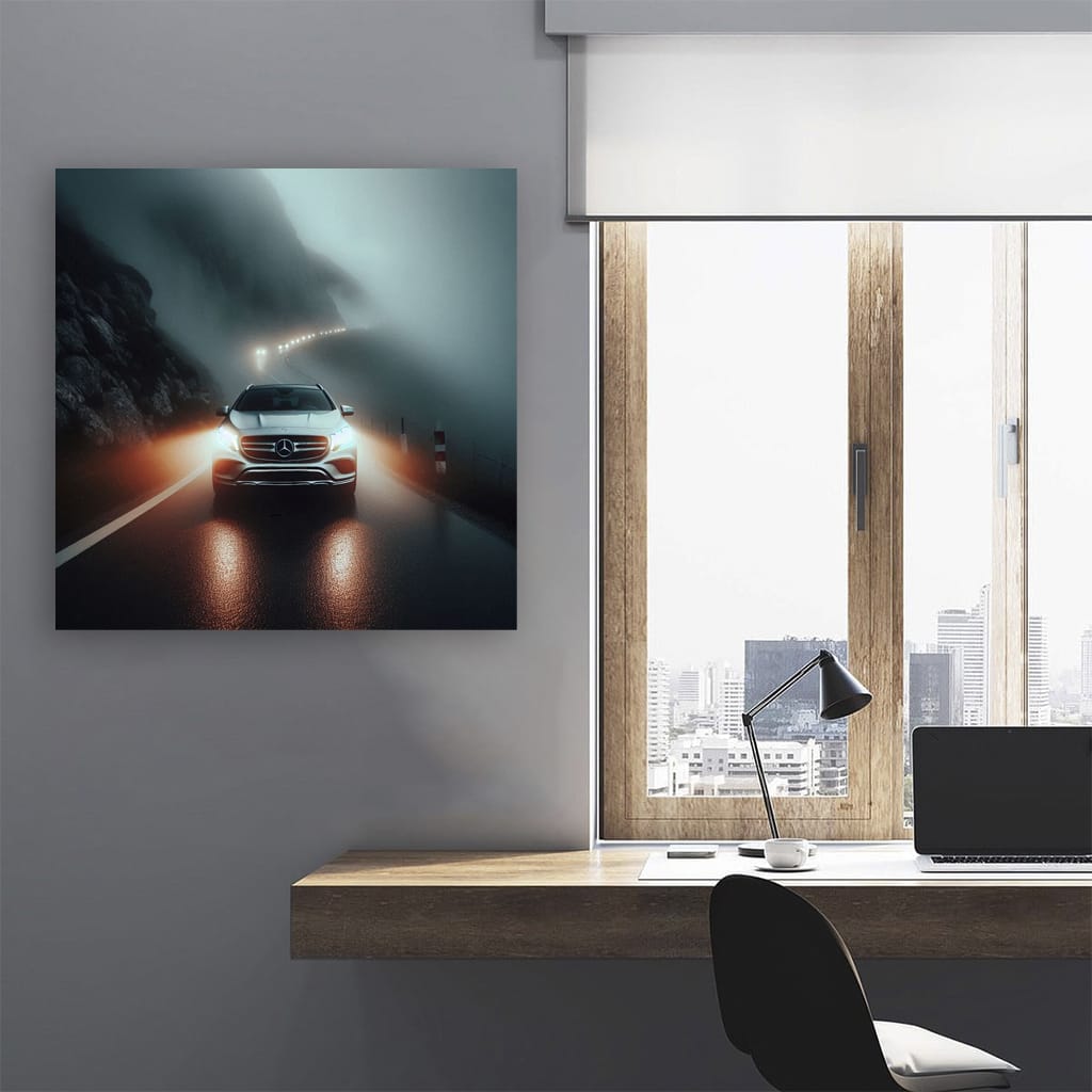 Mercedesbenz Gla Fog Wall Art