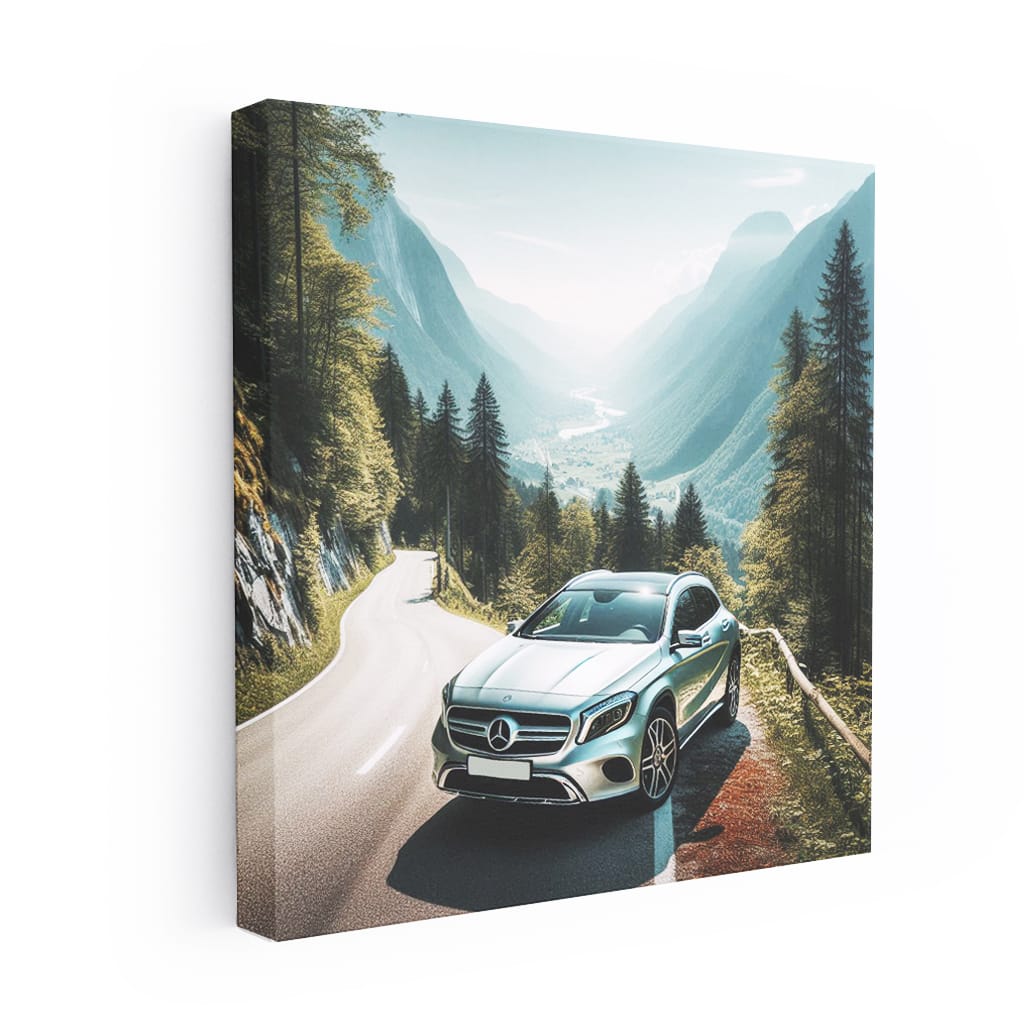 Mercedesbenz Gla Mounta Wall Art