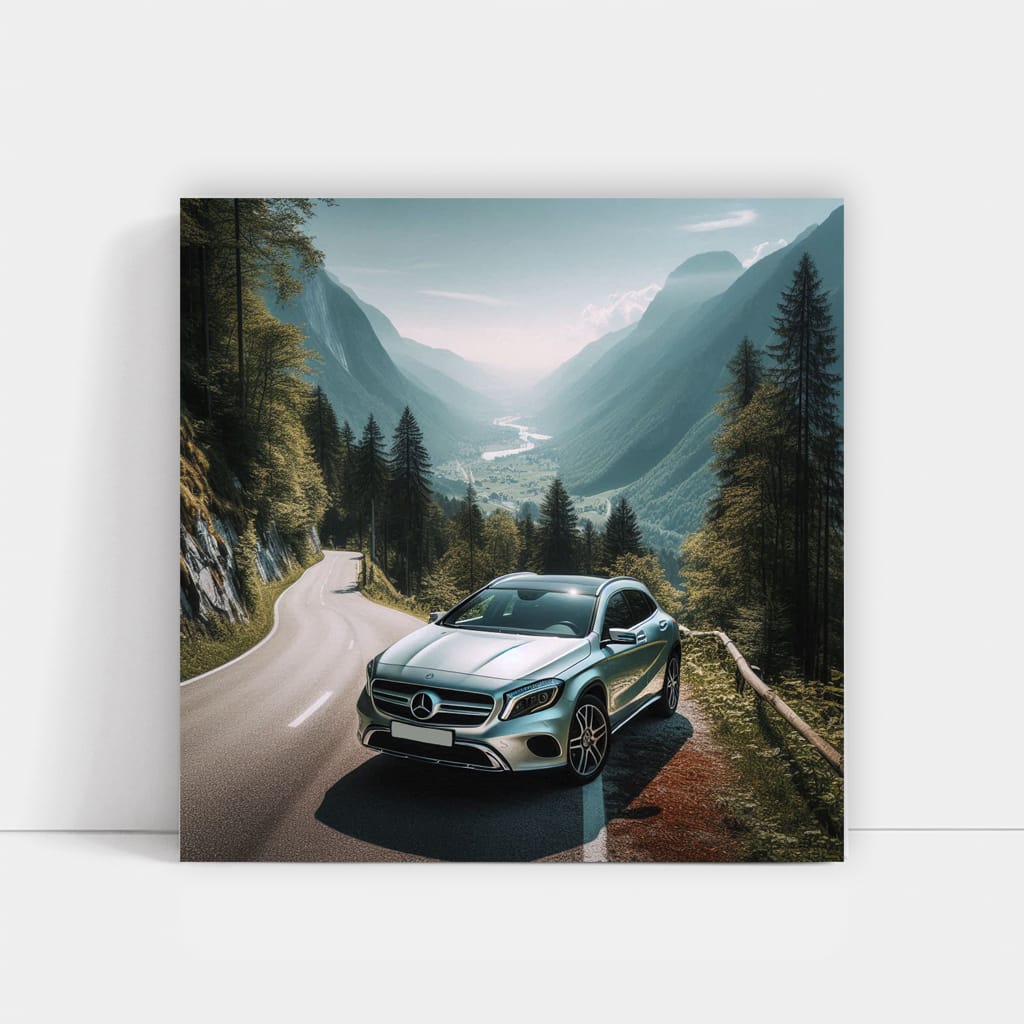 Mercedesbenz Gla Mounta Wall Art