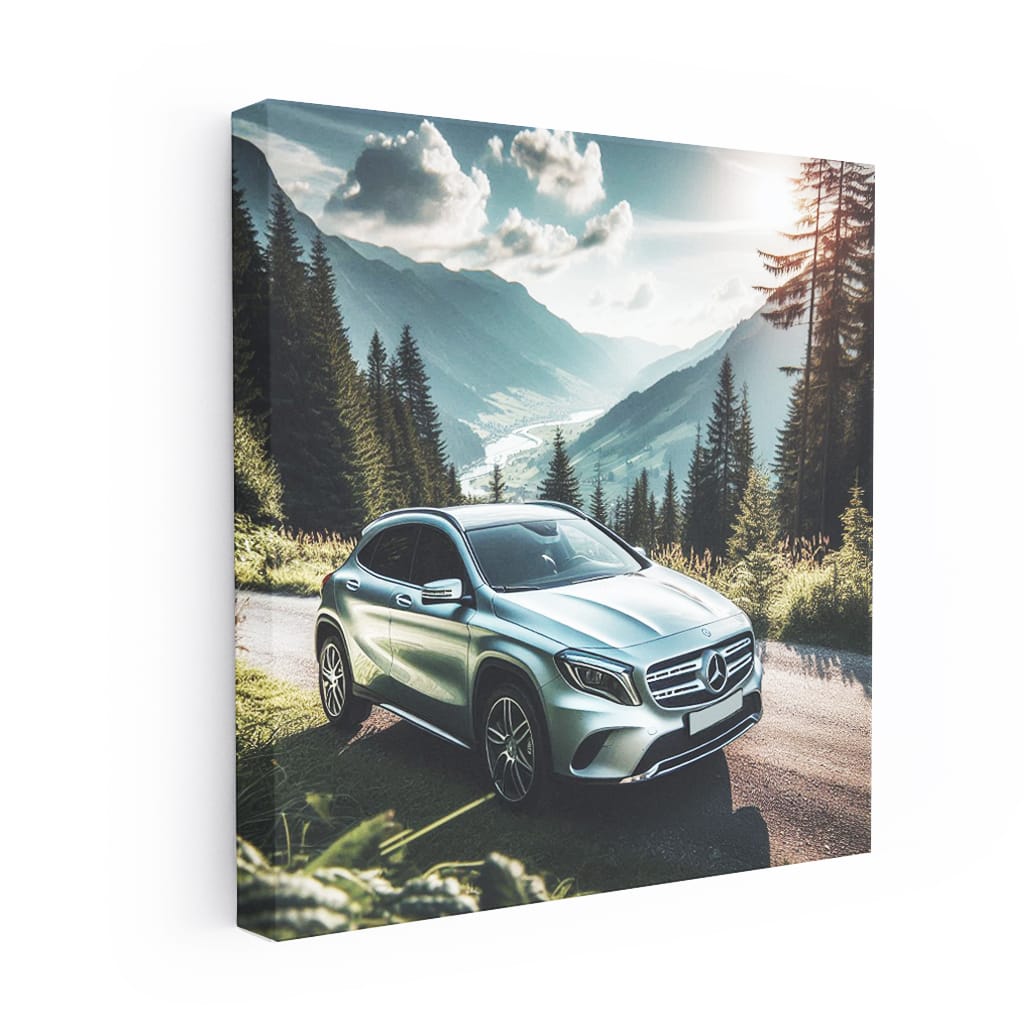 Mercedesbenz Gla Mountain Wall Art