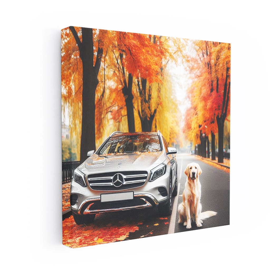 Mercedesbenz Gla Road Wall Art