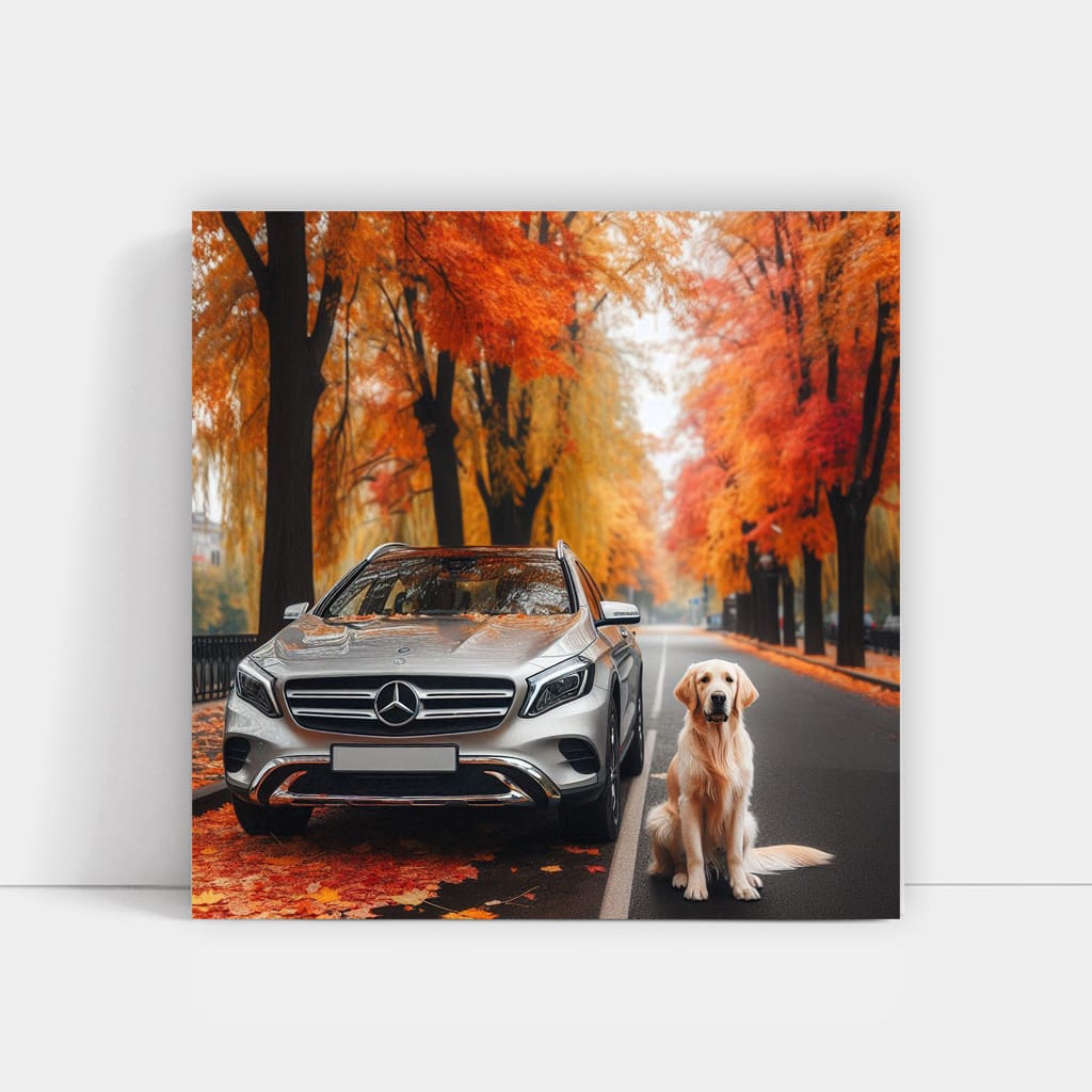 Mercedesbenz Gla Road Wall Art